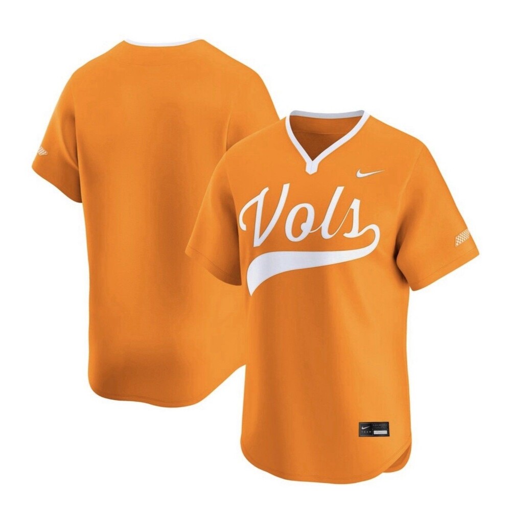 Size M Nike Tennessee Volunteers Vols Limited Baseball Jersey Orange Men’s NEW